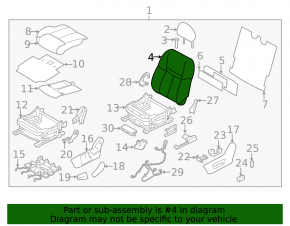 Passenger seat Nissan Rogue 17-20 without airbag, mechanical, black fabric, dry cleanable