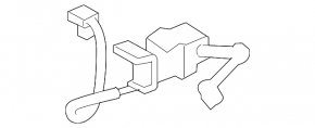 Rear right body tilt sensor for Lexus LX570 08-21