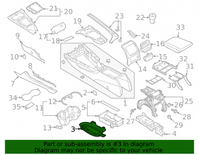 Shifter mount for Audi A5 F5 17-