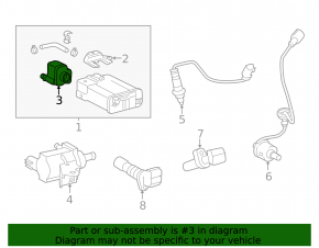 Fuel Vapor Leak Detection Pump Toyota Rav4 19- 2.5