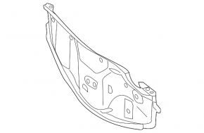 Right engine shield protection Porsche Cayenne 958 11-17