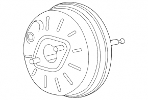 Vacuum booster for Porsche Cayenne 19-26