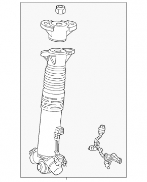 Rear left air shock absorber Mercedes X167 GLS 450 580 20-26