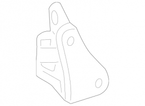Lower front left door hinge for Mercedes W221