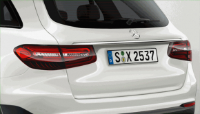 Mercedes GLC 16-17 chrome trunk lid molding