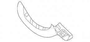 Trunk lid hinge trim right Mazda 3 19- 4d Japan built