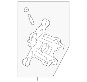Rear left caliper assembly for Mazda 3 19-24 FWD