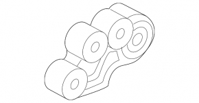 Mazda CX-50 23-26 2.5, 2.5T Rear Engine Mount Bracket