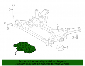 Engine protection BMW 3 G20 19- RWD, metal