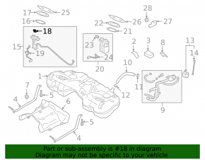 Fuel vapor pressure sensor Hyundai Accent 18-23 1.6