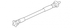 Cardan shaft cardan front Infiniti Q50 14-18 AWD 3.7, 3.5