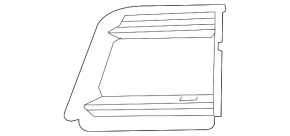 Left Front Bumper Grille Cap Audi Q7 16-19