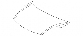 Hood naked Toyota Prius 20 04-09