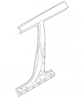 Body pillar central left Kia Soul 14-14