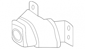 Rear view camera for Toyota Rav4 16-18