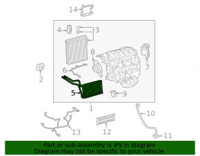 Toyota Prius 50 16-22 Heater Radiator
