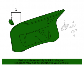 Trunk lid trim Audi A4 B8 08-12 prerest sedan, black, worn
