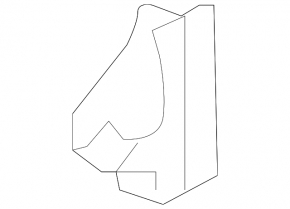 Left front bumper bracket for Audi A3 8V 17-20 S-line