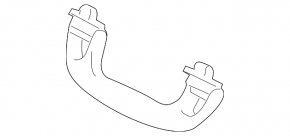 Right ceiling handle for Subaru Outback 10-14