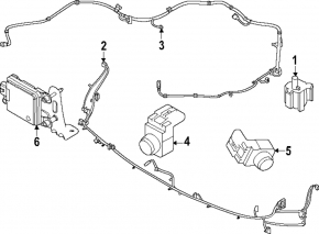 Radar cruise control system for Hyundai Sonata 20-23 with bracket