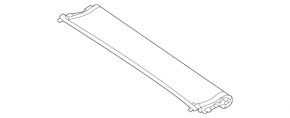 Panoramic blind Mercedes W167 GLE 350 450 20-23 beige