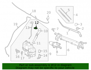Mazda CX-30 20- Washer Reservoir Neck Bracket