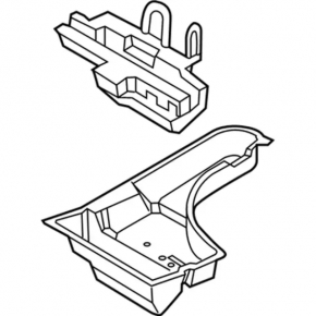 Right trunk pan for Lincoln MKX 16-18