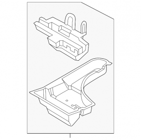 Right trunk pan for Lincoln MKX 16-18