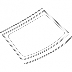 Lincoln Continental 17 rear window