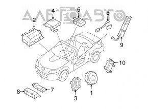 Steering wheel cable Mazda CX-7 06-09 HOTARU