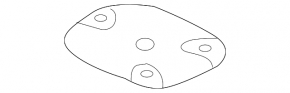 Mazda CX-9 16-23 FWD engine protection hatch, small