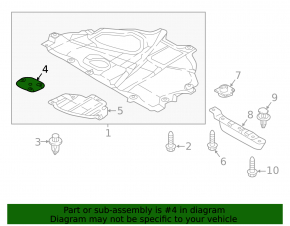 Mazda CX-5 17-24 small engine protection hatch