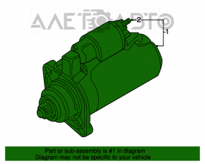 Starter VW Jetta 11-16 USA 2.5