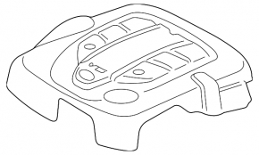Lexus GS450h Engine Cover 06-11