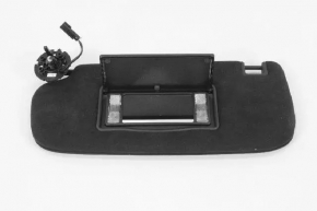 Left visor for Jeep Grand Cherokee WK2 16-22 black, without hook
