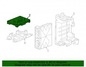 ECU block engine computer Chevrolet Bolt 17-19