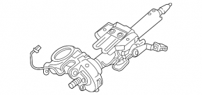 Steering column Lexus UX200 UX250h 19- with electric adjustment