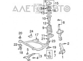 Front left shock absorber support Toyota Solara 2.4 04-08