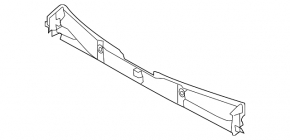 Upper radiator deflector for Audi A8 10-18 3.0, 4.0