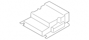 SRS airbag module, airbag computer, Audi Q8 19-25