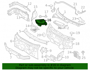 Mini Cooper 20-24 battery cover