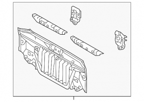 Rear Panel Lexus ES300h ES350 13-18