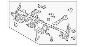Honda Civic X FC 16-21 Torpedo Reinforcement Pipe