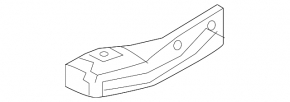 Front bumper bracket upper right Mitsubishi Eclipse Cross 18-20