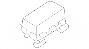 Toyota Camry V50 12-14 passenger airbag in the dashboard