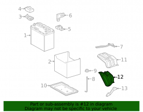 Fastening the battery bracket Lexus NX200t NX300 15-21 to the bracket
