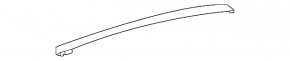 Upper rear right door molding for Lexus NX 22-25 chrome