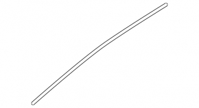 Upper door molding front right Nissan Rogue 14-20 chrome