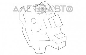 Actuator motor heater drive ventilation Lexus RX300 RX330 RX350 RX400h 04-09