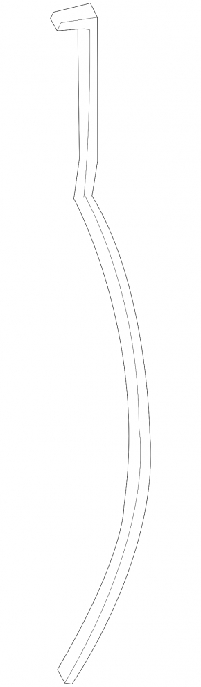 Rear Arch Seal Left Porsche Cayenne 958 11-14
